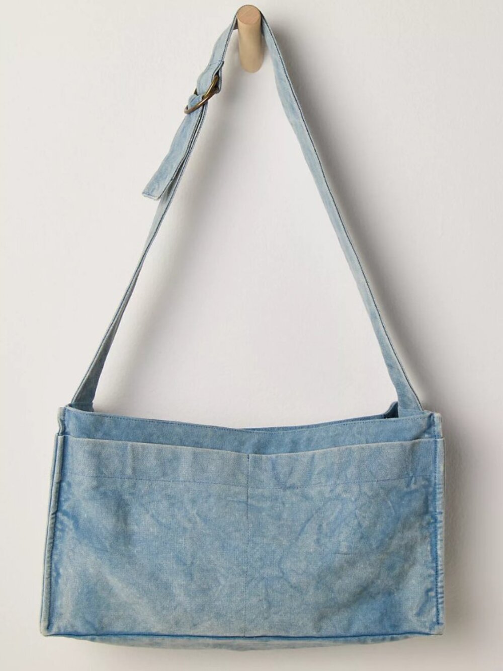 NWT Free People Camp Crush Sling Bag in Blue
